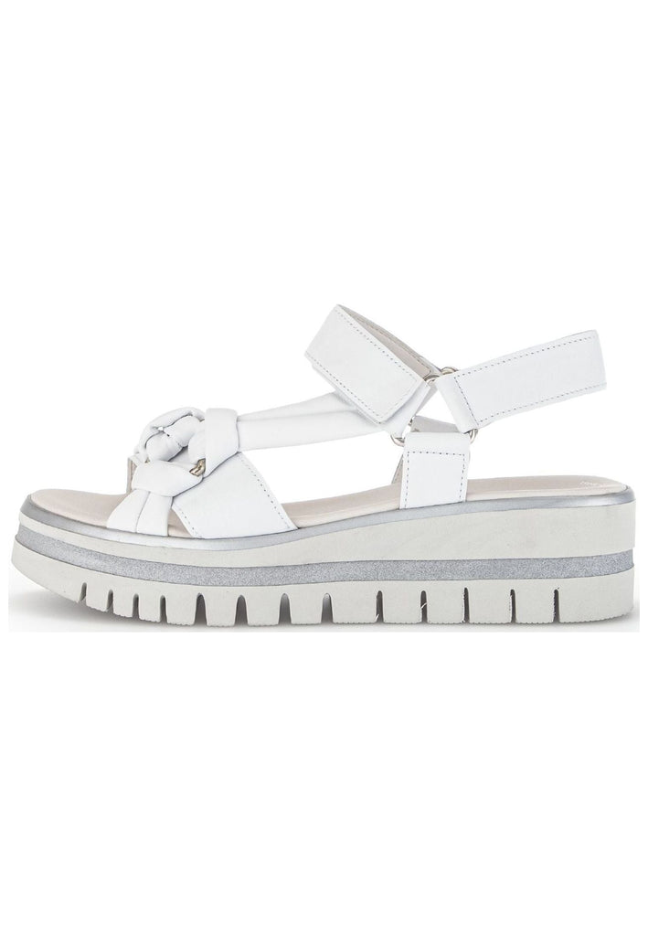 Gabor Sandalen Nappaleder Weiß