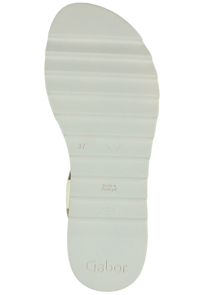 Gabor Sandalen Nappaleder Weiß