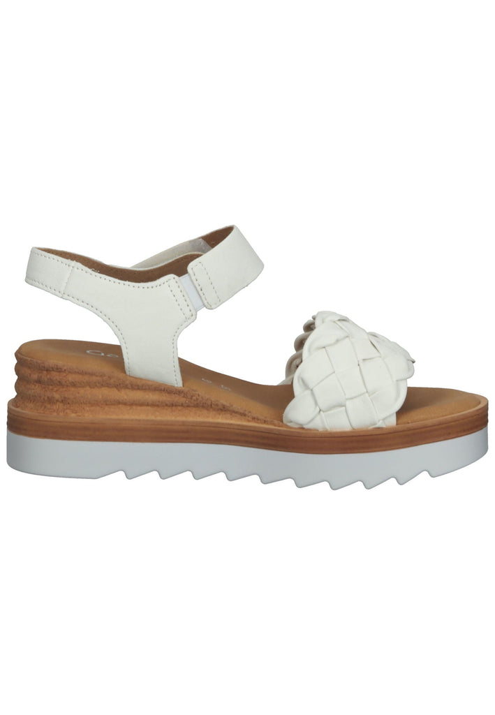 Gabor Sandalen Nappaleder Weiß