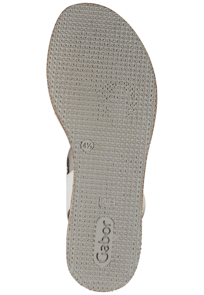 Gabor Sandalen Nappaleder Weiß