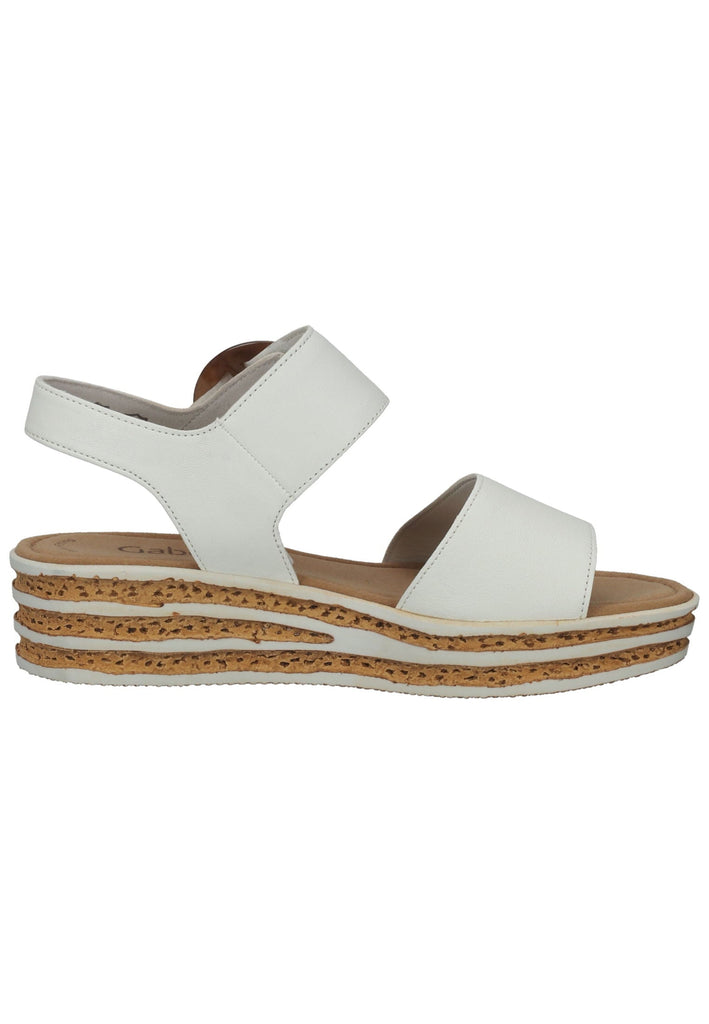 Gabor Sandalen Nappaleder Weiß