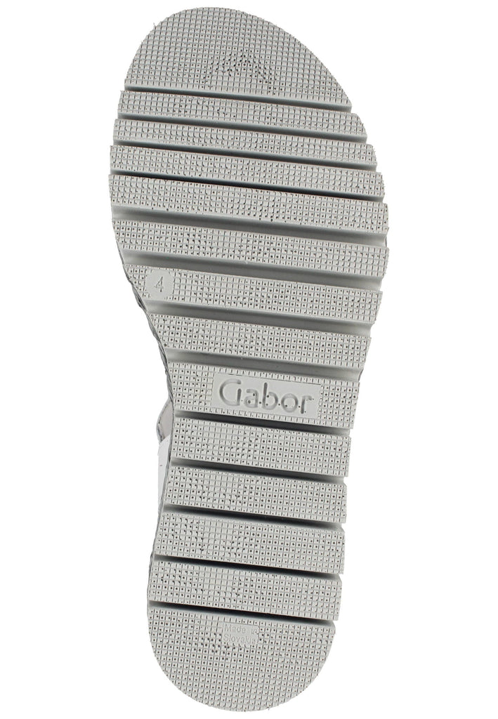 Gabor Sandalen Nappaleder Weiß