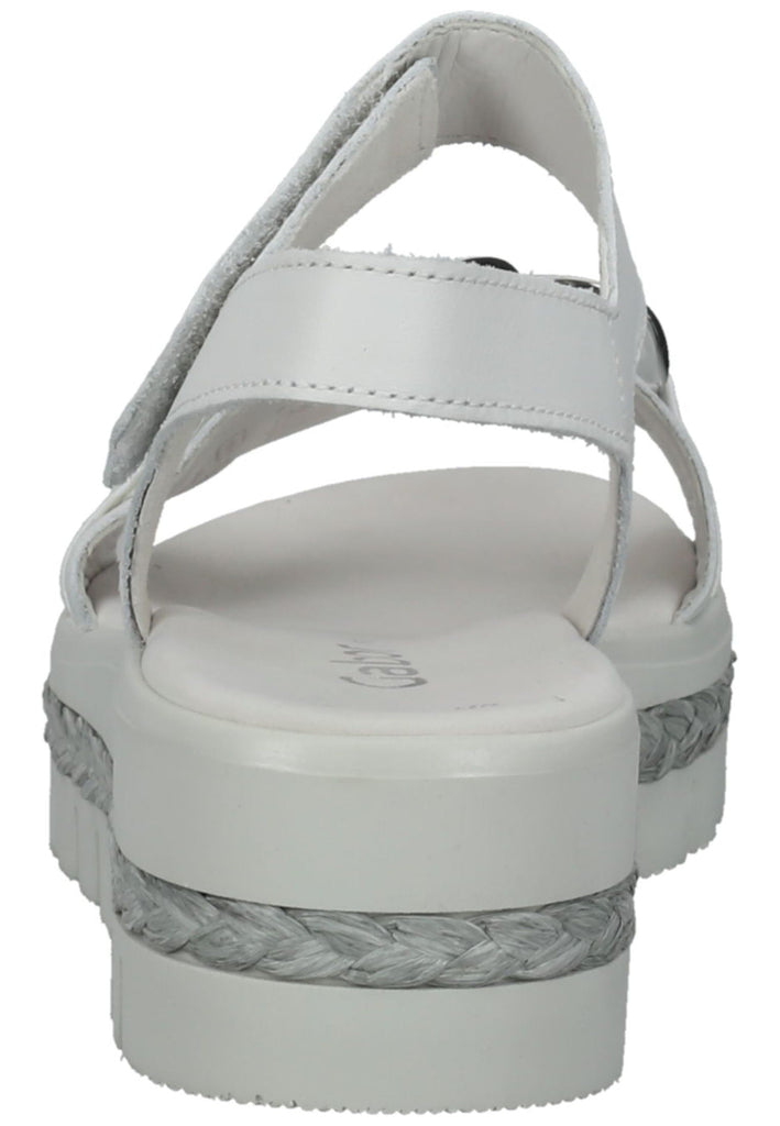 Gabor Sandalen Nappaleder Weiß