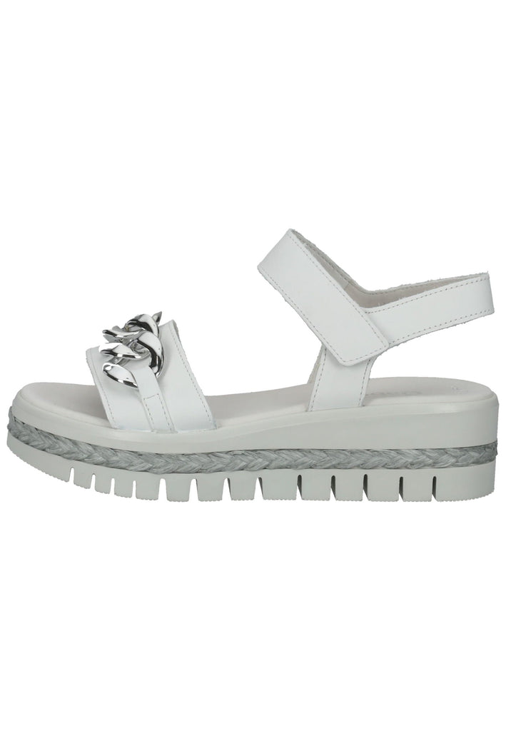 Gabor Sandalen Nappaleder Weiß