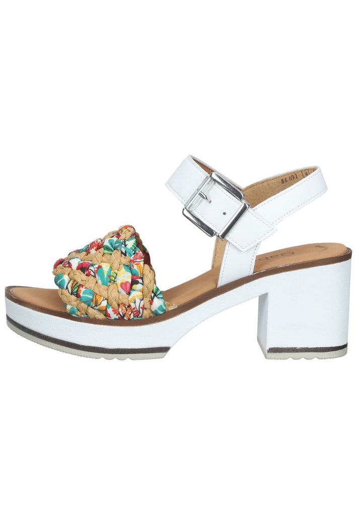Gabor Sandalen Nappaleder Weiß
