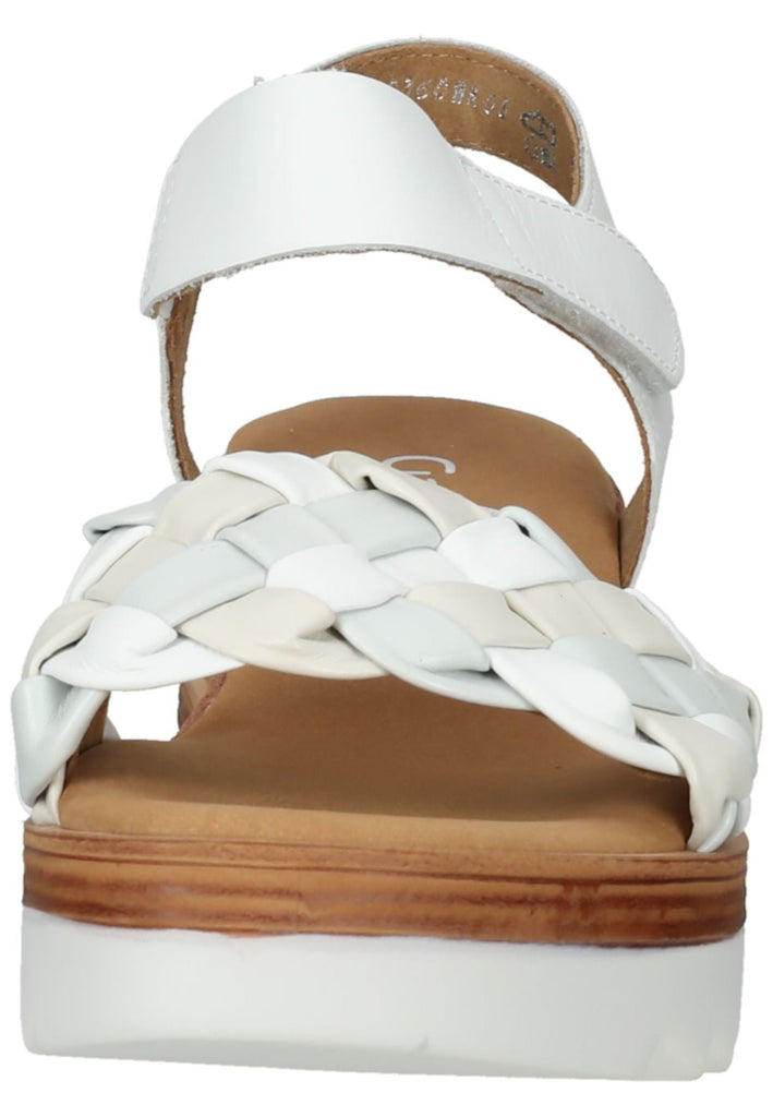 Gabor Sandalen Nappaleder Weiß/Blau