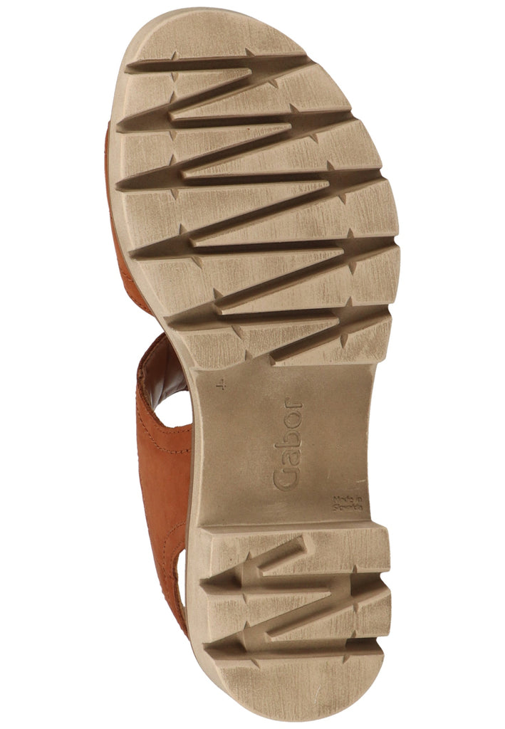 Gabor Sandalen Nubukleder Brandy