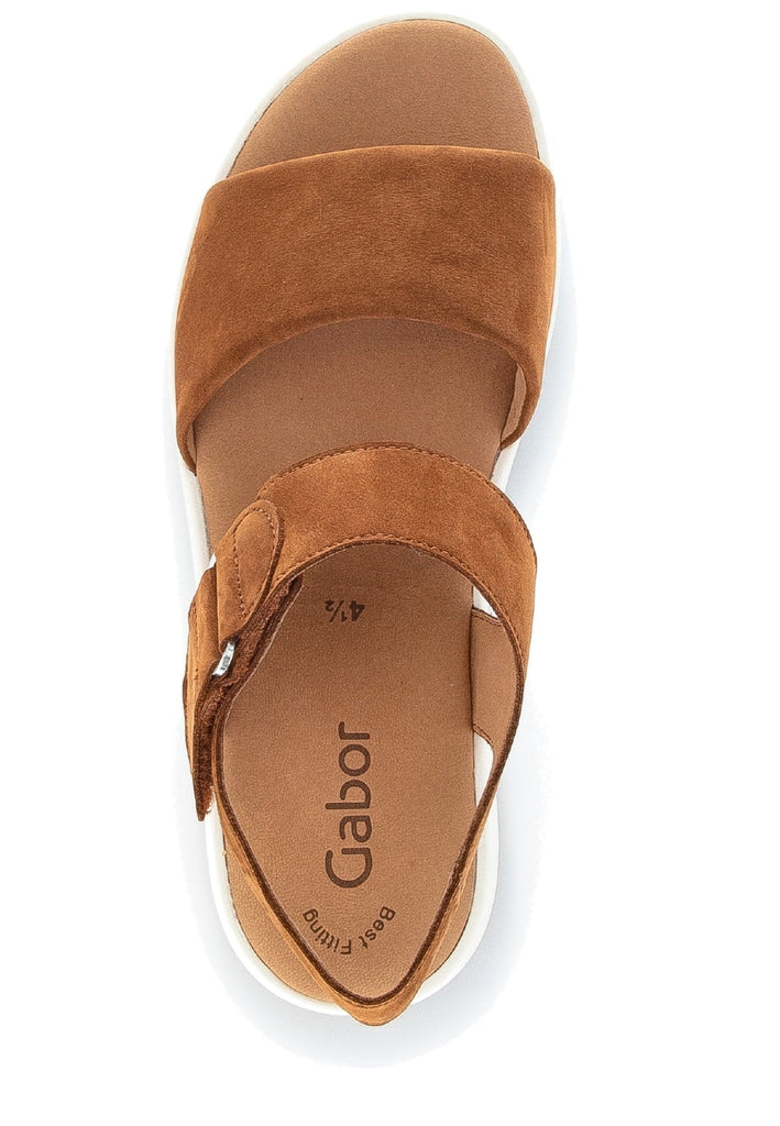 Gabor Sandalen Nubukleder Braun