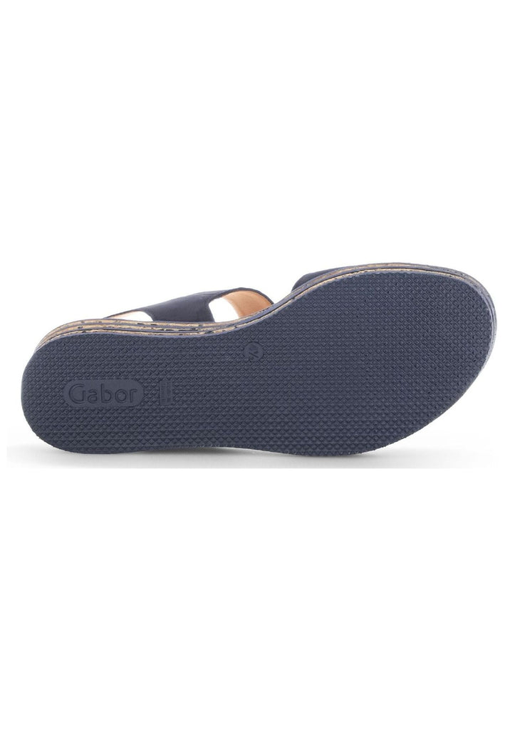 Gabor Sandalen Nubukleder Dunkelblau