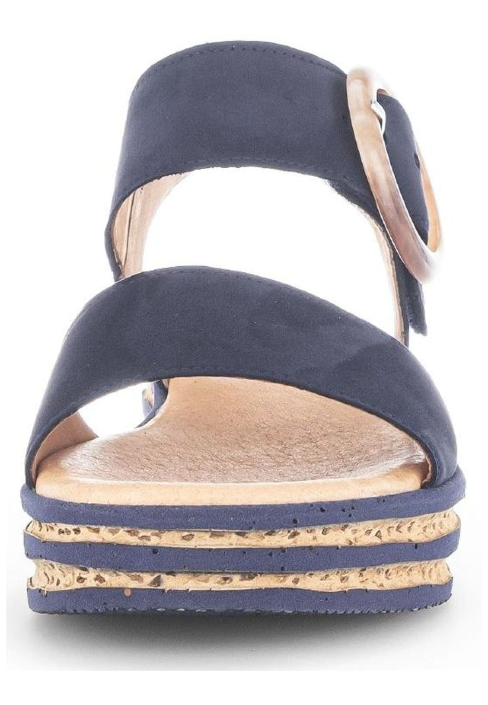 Gabor Sandalen Nubukleder Dunkelblau