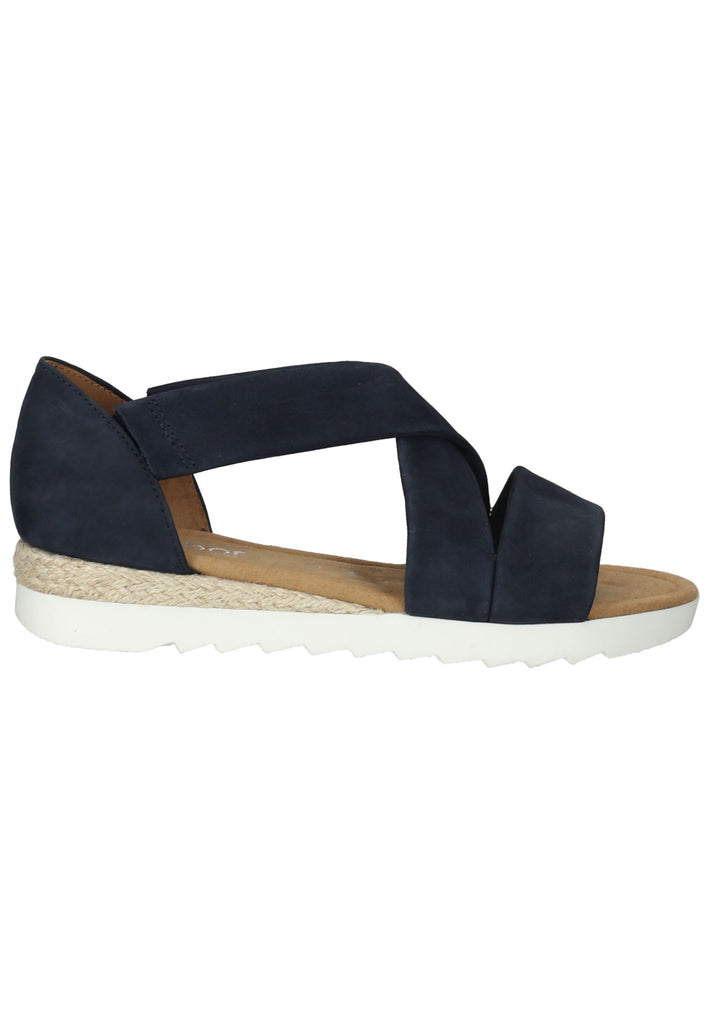 Gabor Sandalen Nubukleder Dunkelblau