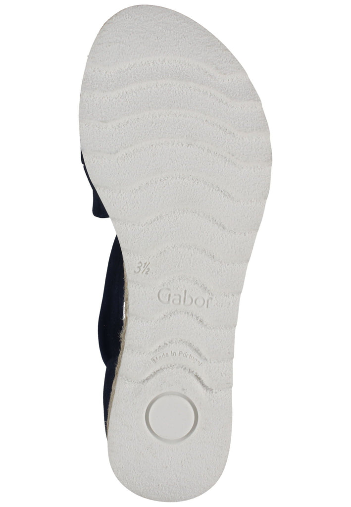 Gabor Sandalen Nubukleder Dunkelblau