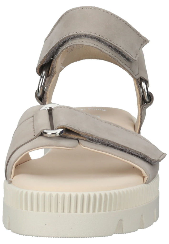 Gabor Sandalen Nubukleder Leinen