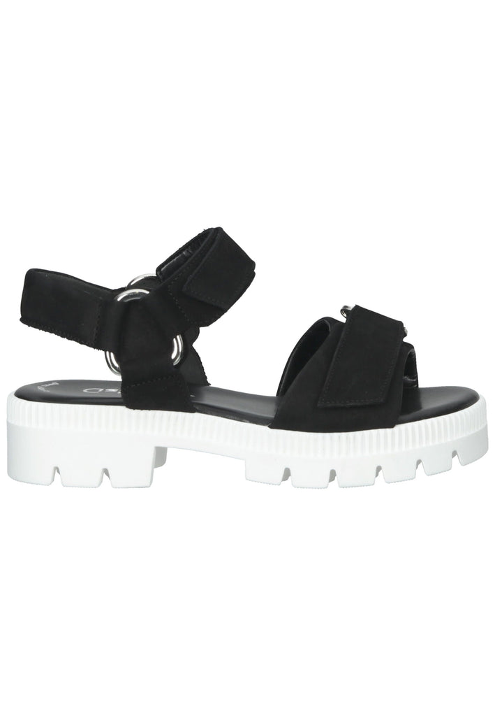 Gabor Sandalen Nubukleder Schwarz