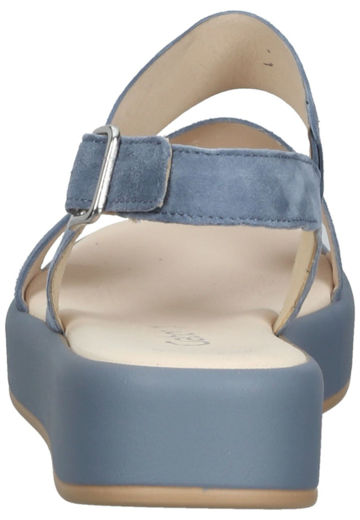 Gabor Sandalen Samt Blau