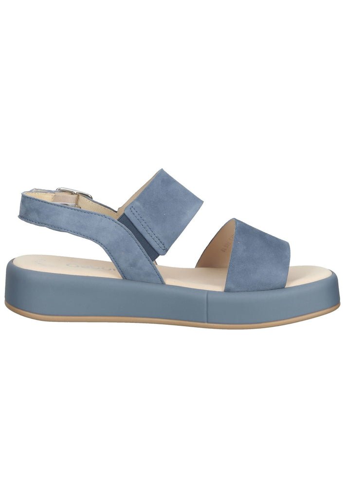 Gabor Sandalen Samt Blau