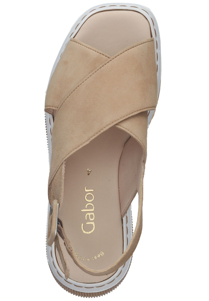 Gabor Sandalen Samt Caramel