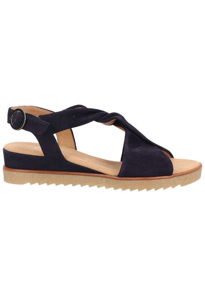 Gabor Sandalen Veloursleder Atlantik