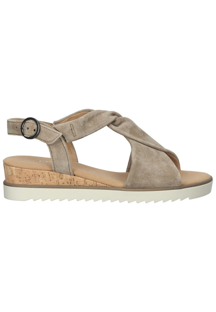 Gabor Sandalen Veloursleder Beige