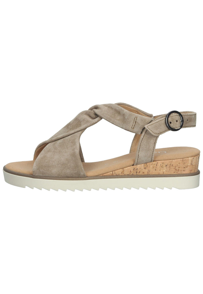 Gabor Sandalen Veloursleder Beige