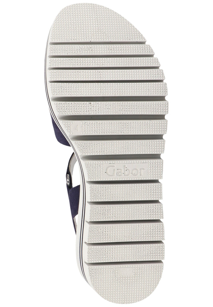 Gabor Sandalen Veloursleder Blau