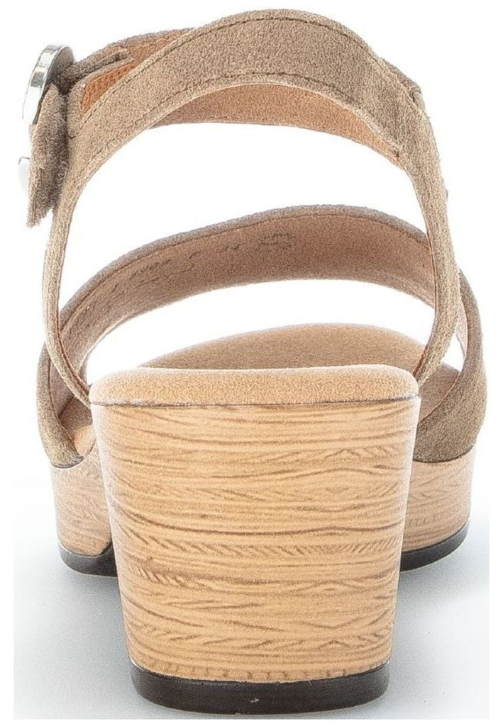 Gabor Sandalen Veloursleder Braun