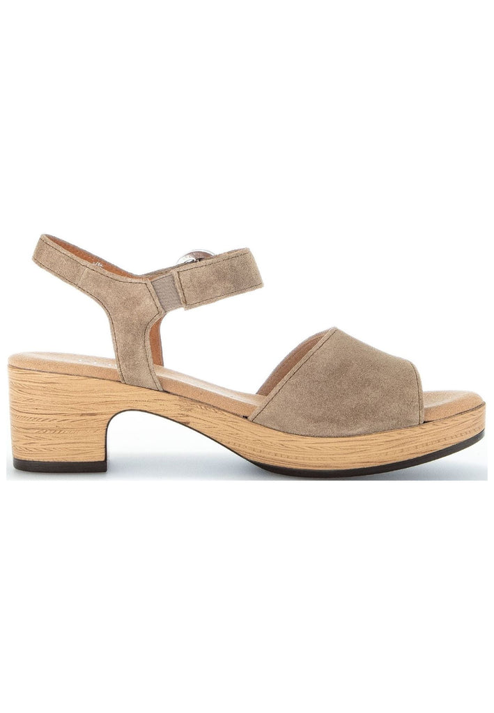 Gabor Sandalen Veloursleder Braun