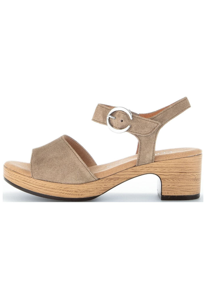 Gabor Sandalen Veloursleder Braun