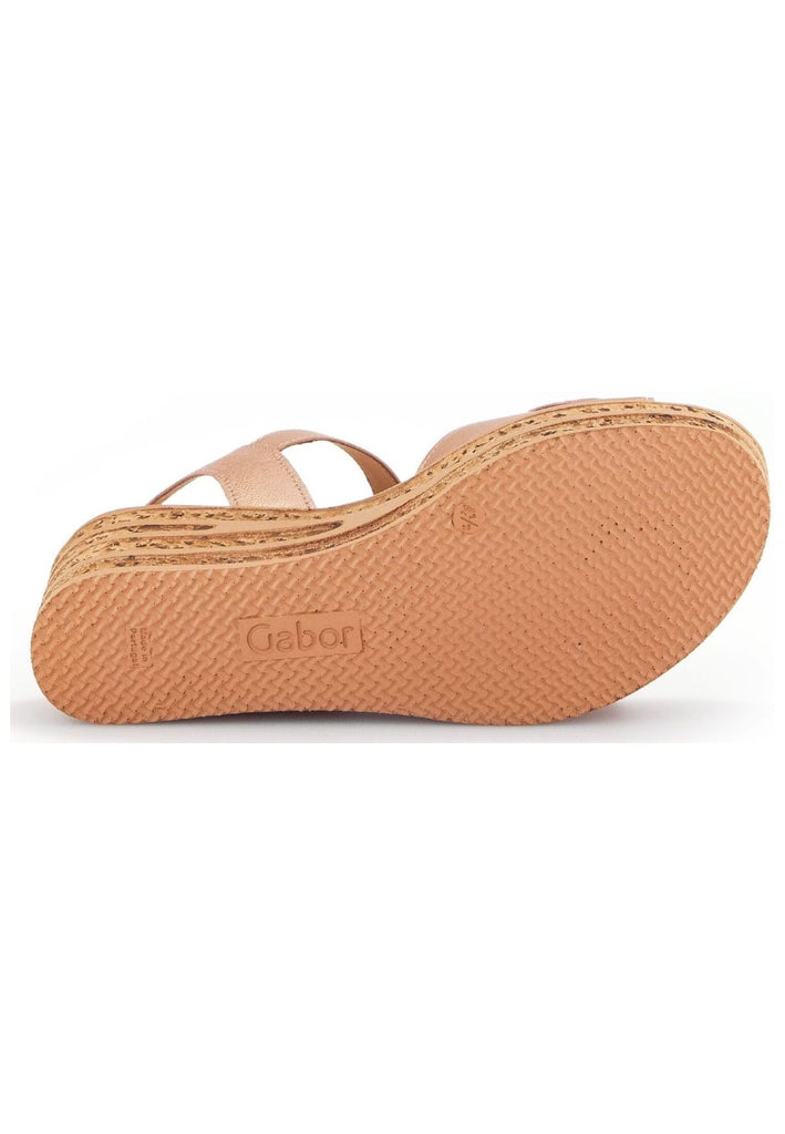 Gabor Sandalen Veloursleder Bronze