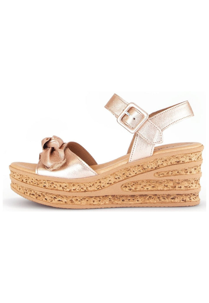 Gabor Sandalen Veloursleder Bronze