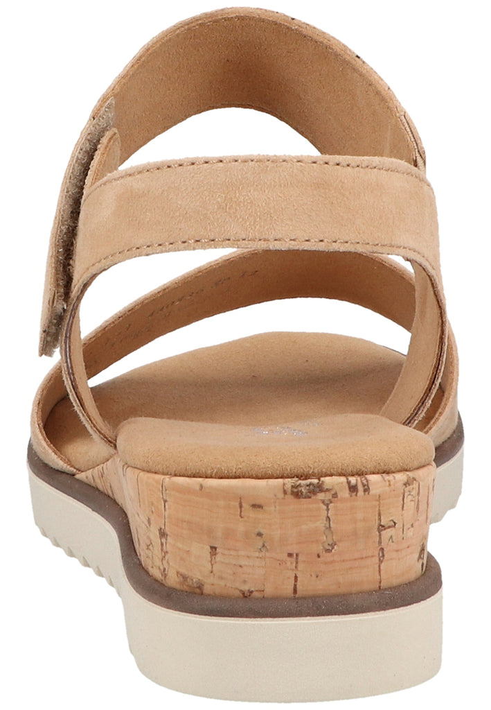 Gabor Sandalen Veloursleder Caramel