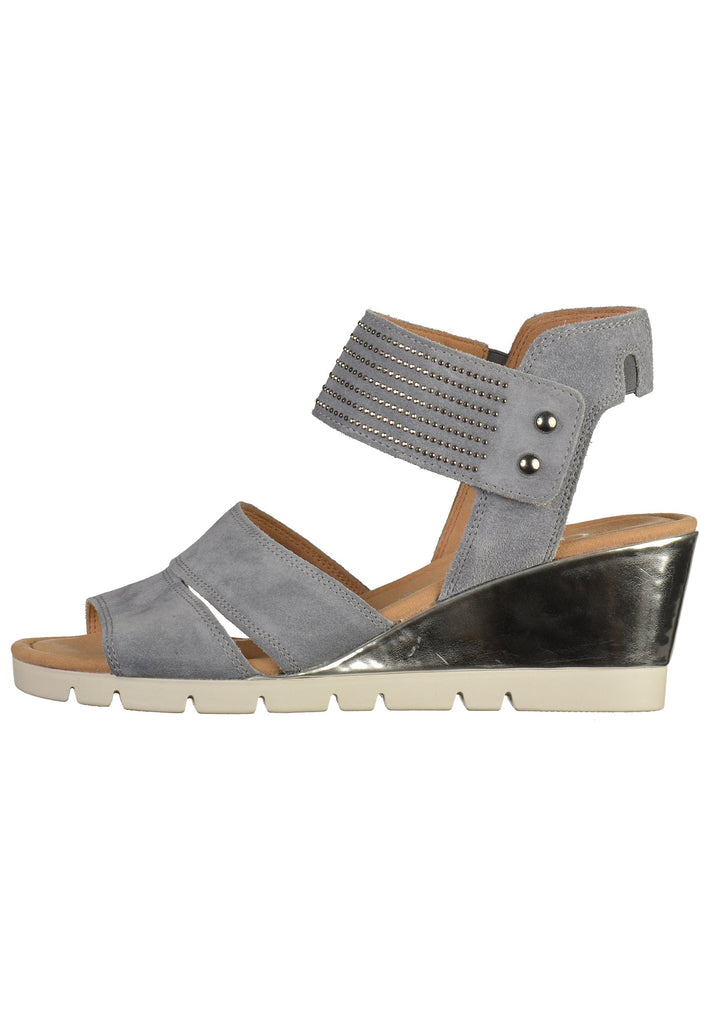 Gabor Sandalen Veloursleder Denim
