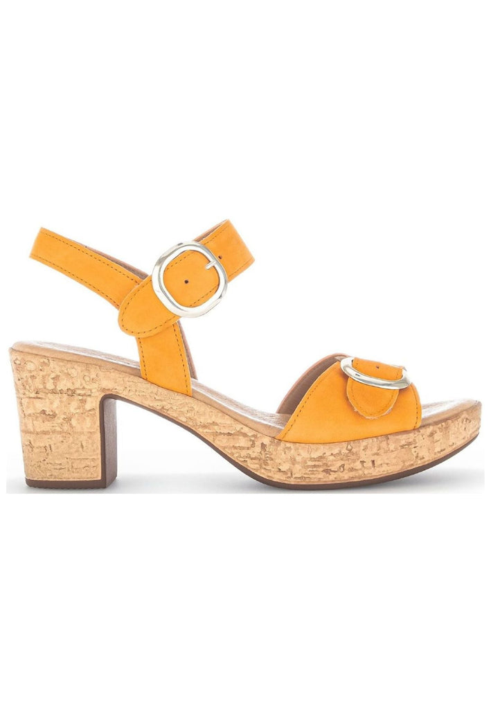 Gabor Sandalen Veloursleder Gelb