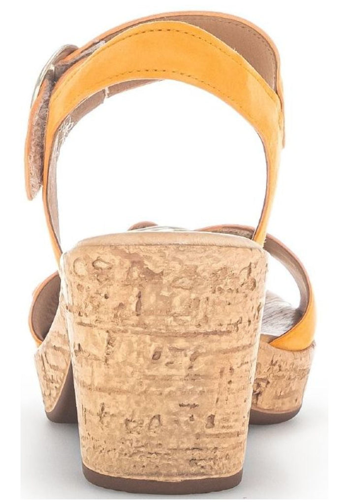 Gabor Sandalen Veloursleder Gelb