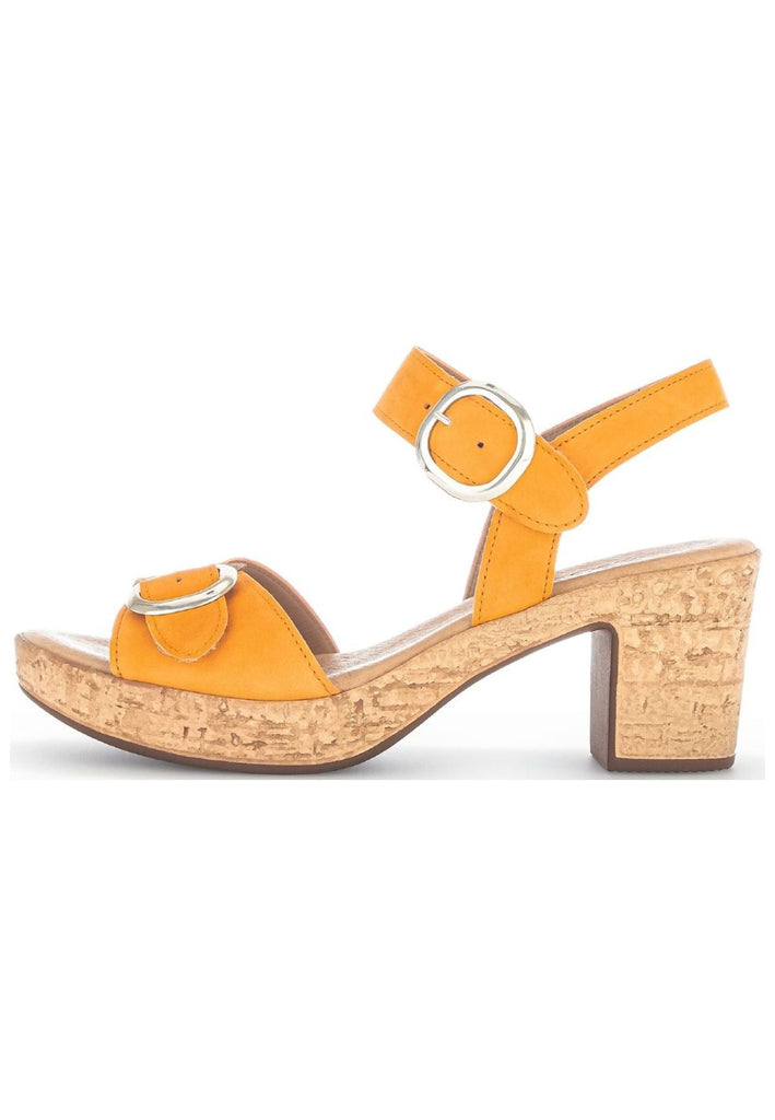Gabor Sandalen Veloursleder Gelb