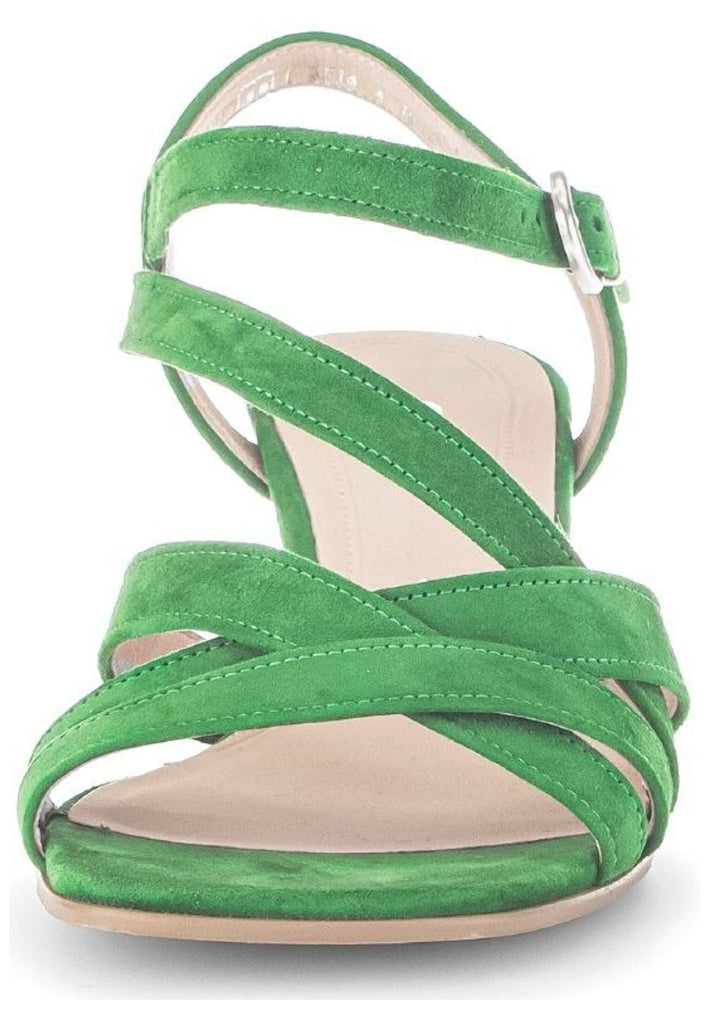 Gabor Sandalen Veloursleder Grün