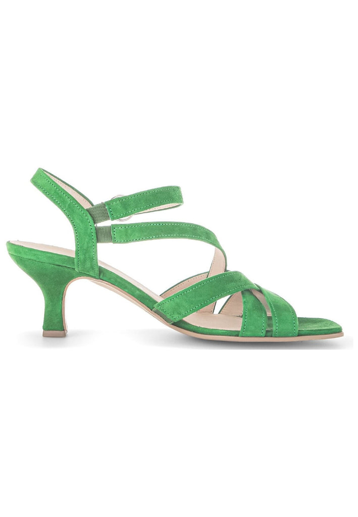 Gabor Sandalen Veloursleder Grün