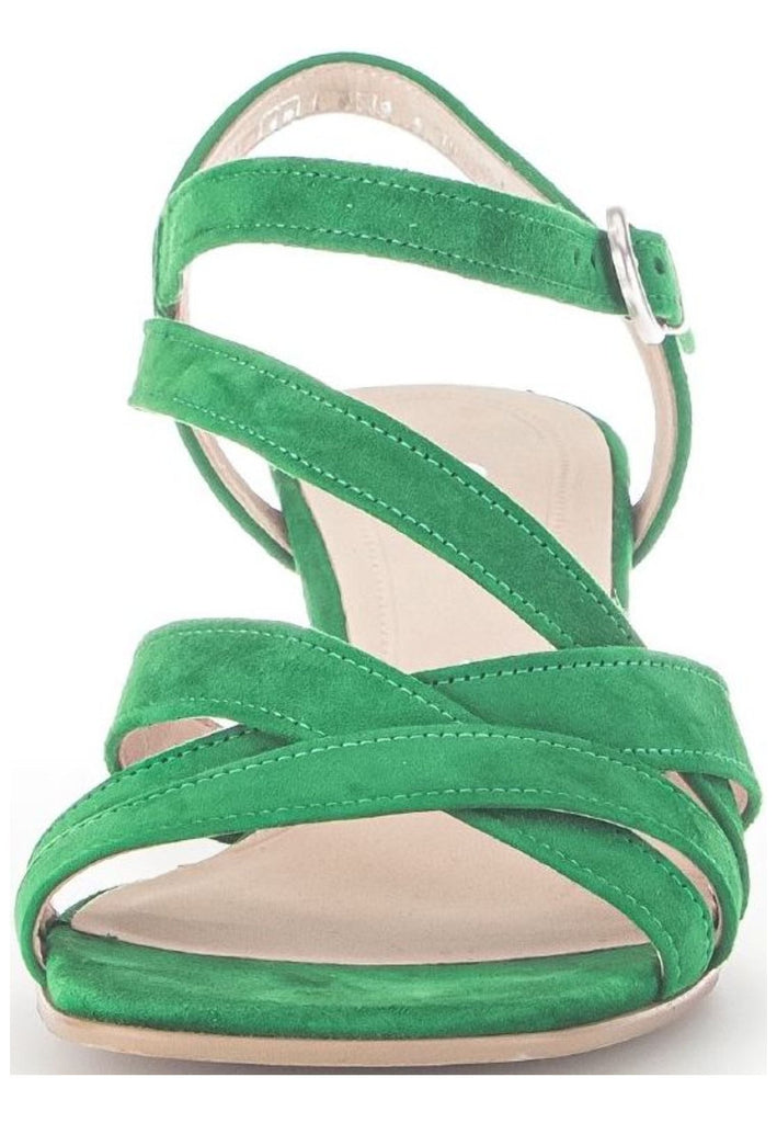 Gabor Sandalen Veloursleder Grün