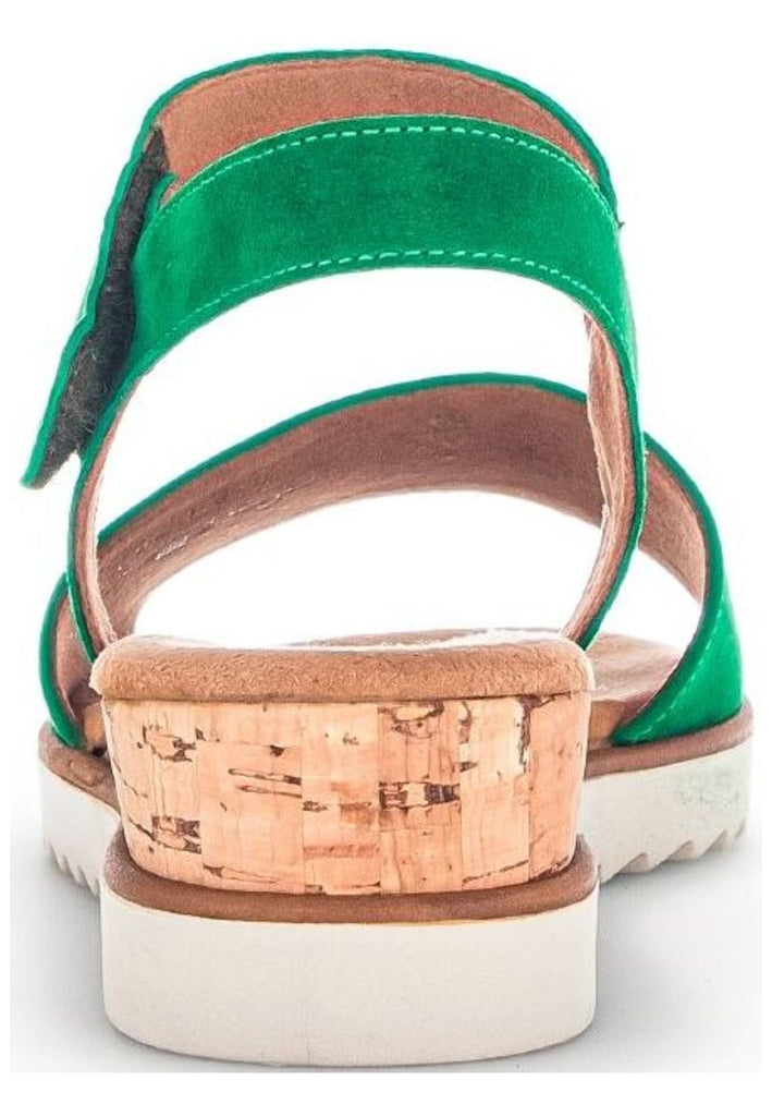 Gabor Sandalen Veloursleder Grün