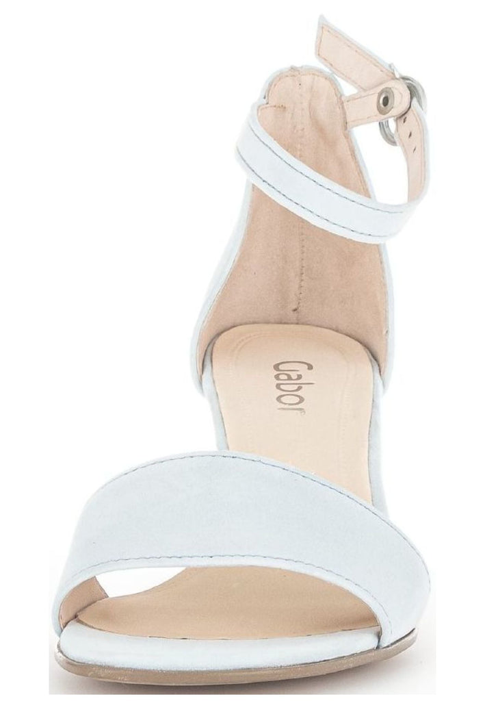 Gabor Sandalen Veloursleder Hellblau