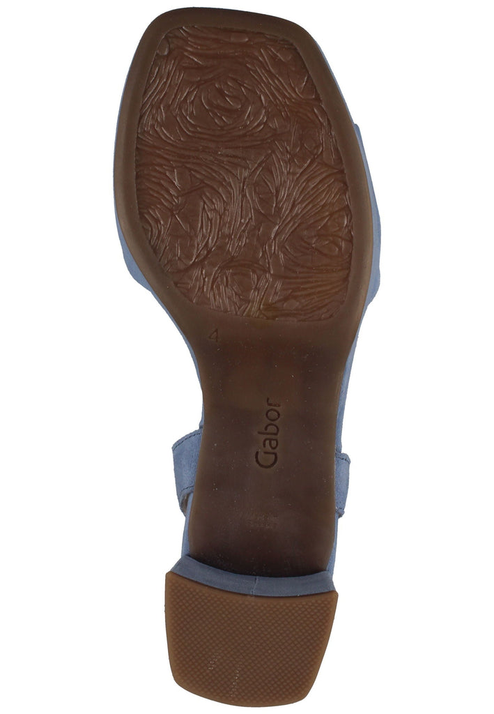 Gabor Sandalen Veloursleder Hellblau