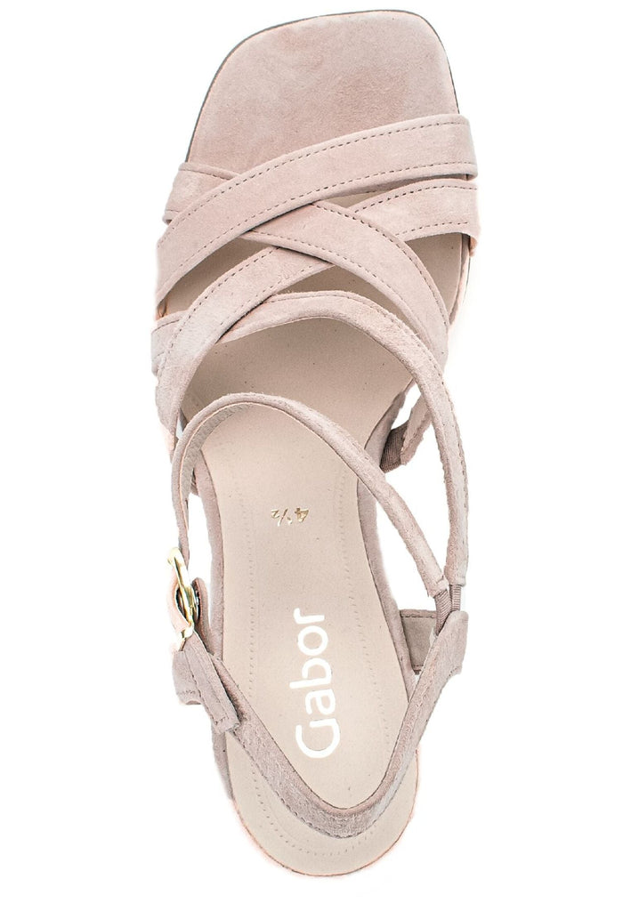 Gabor Sandalen Veloursleder Hellrosa