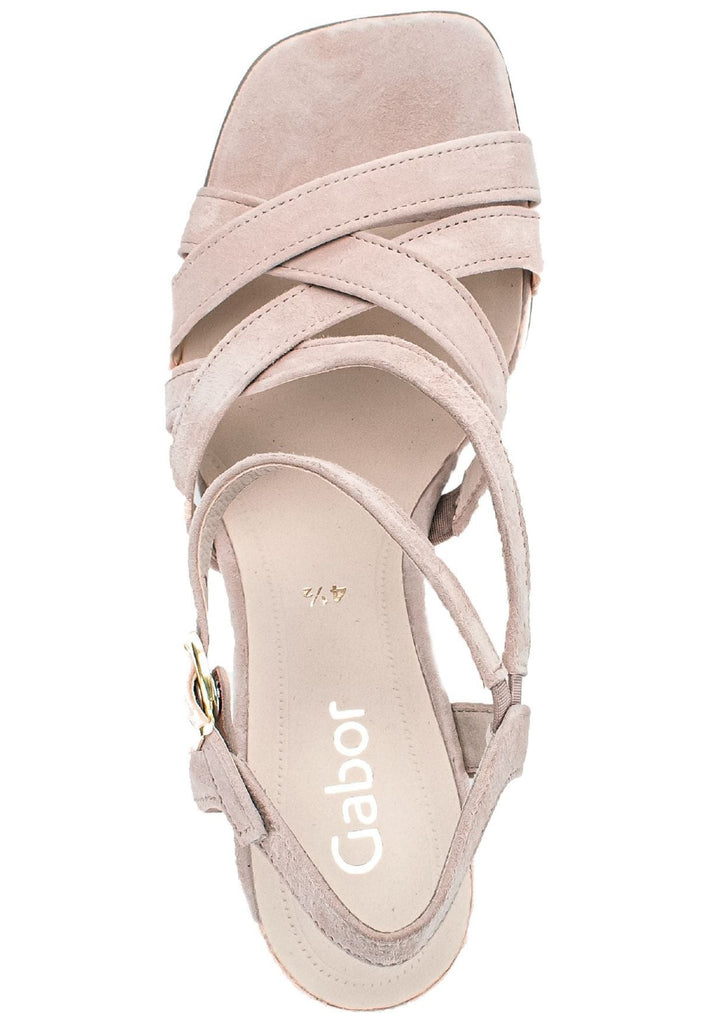 Gabor Sandalen Veloursleder Hellrosa