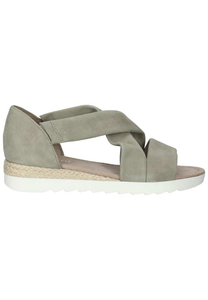 Gabor Sandalen Veloursleder Khaki