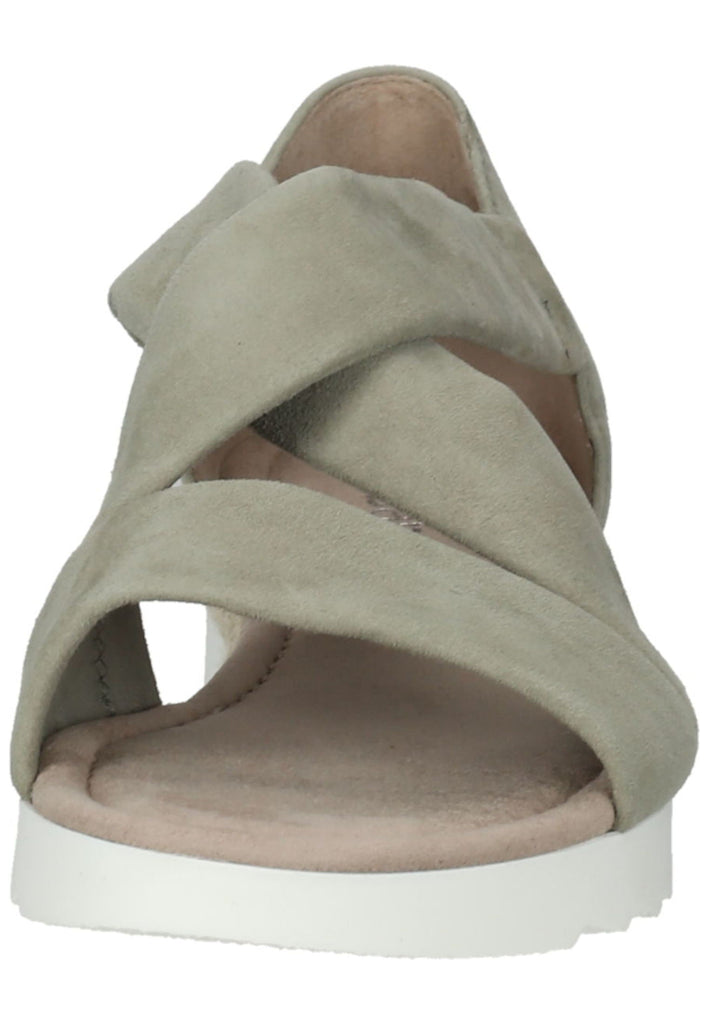 Gabor Sandalen Veloursleder Khaki