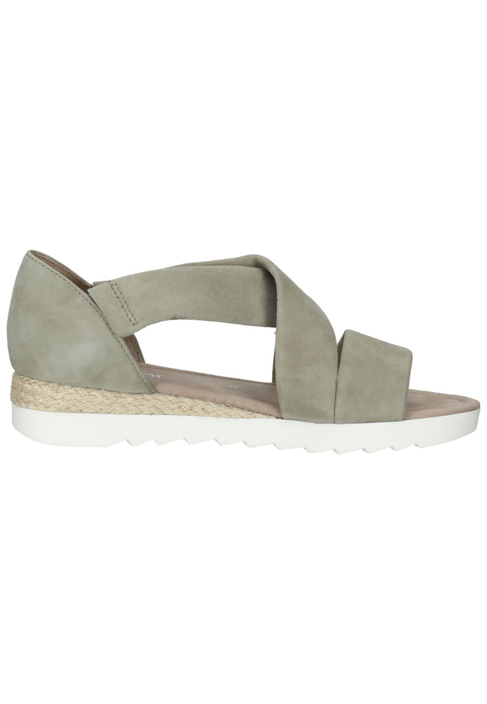 Gabor Sandalen Veloursleder Khaki