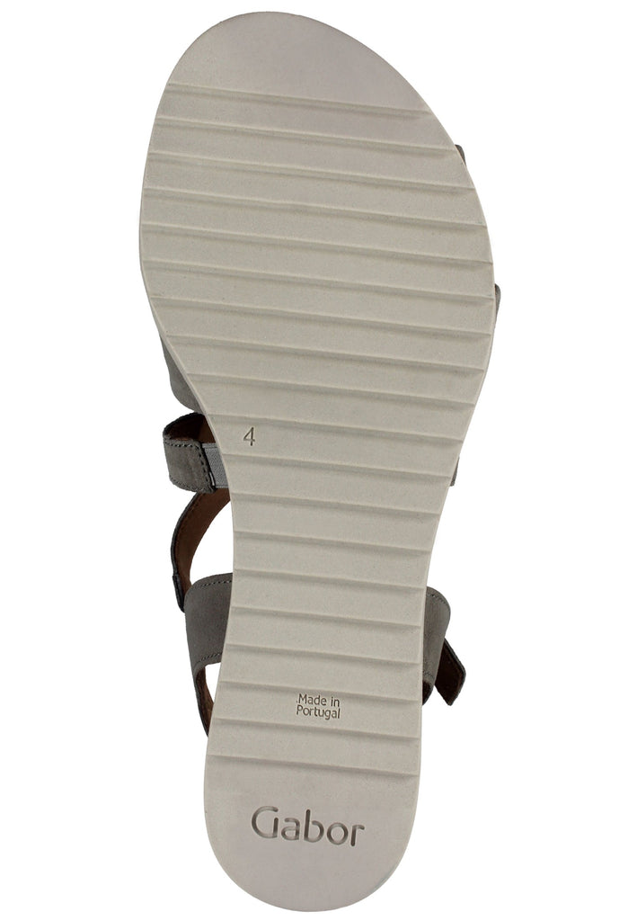 Gabor Sandalen Veloursleder Khaki