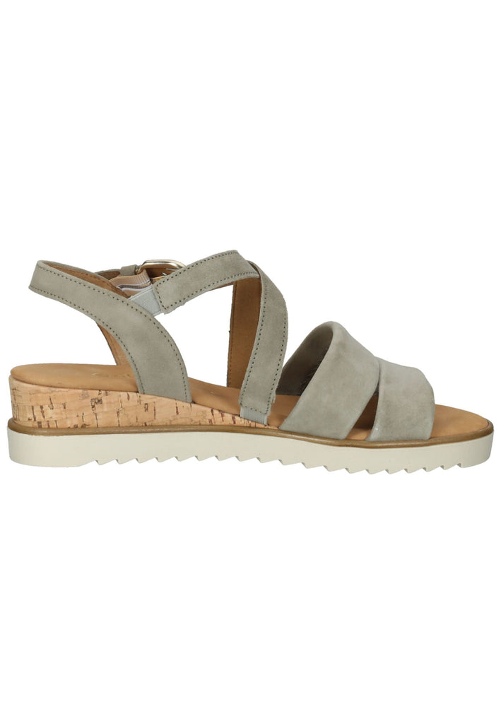 Gabor Sandalen Veloursleder Khaki