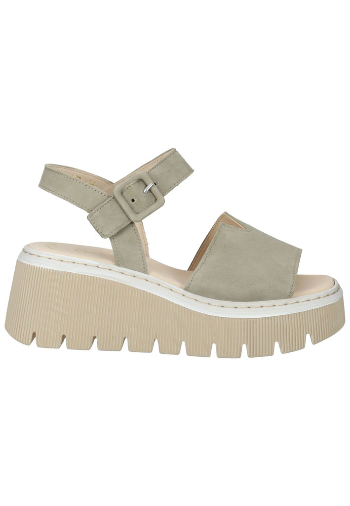 Gabor Sandalen Veloursleder Khaki