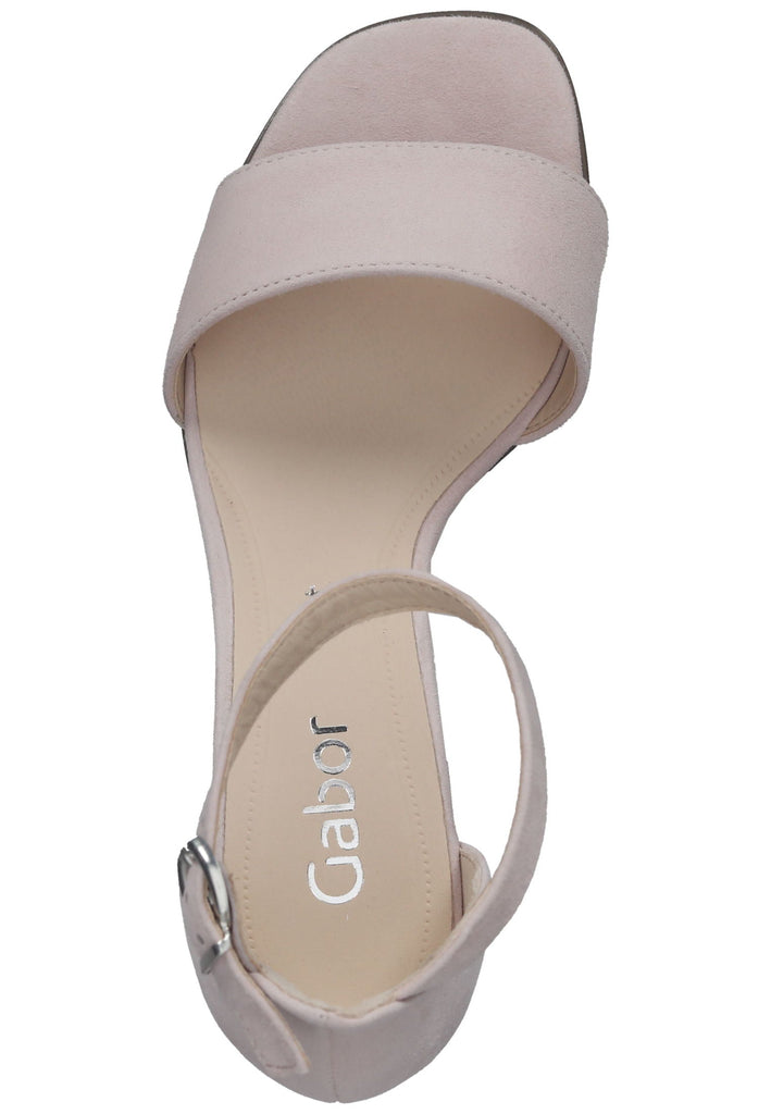 Gabor Sandalen Veloursleder Nude